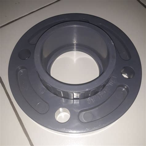 Jual 3 Sch 80 PVC Spigot Flange Vanstone Flange SCH80 Kab Gresik