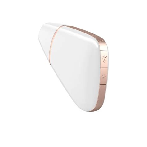 Satisfyer Love Triangle White Wibrator łechtaczkowy sterowany aplikacją Sensu Sex shop