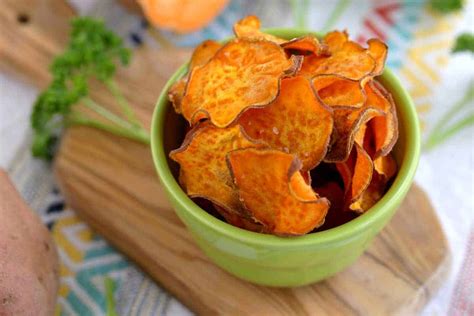 Paleo Sweet Potato Baked Chips