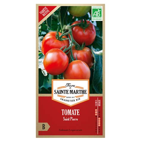 La Ferme Sainte Marthe Graines Ab Tomate Saint Pierre