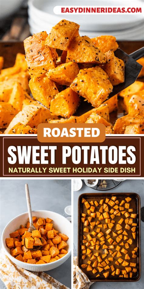 Roasted Sweet Potatoes Easy Dinner Ideas