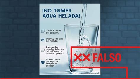 Pros Y Contras De Beber Agua Fr A Proscont