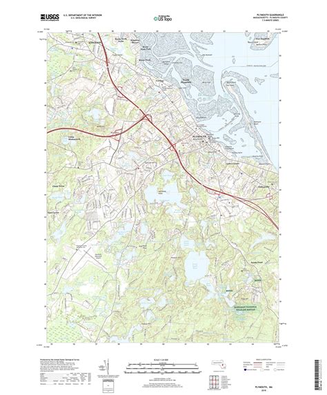 Mytopo Plymouth Massachusetts Usgs Quad Topo Map