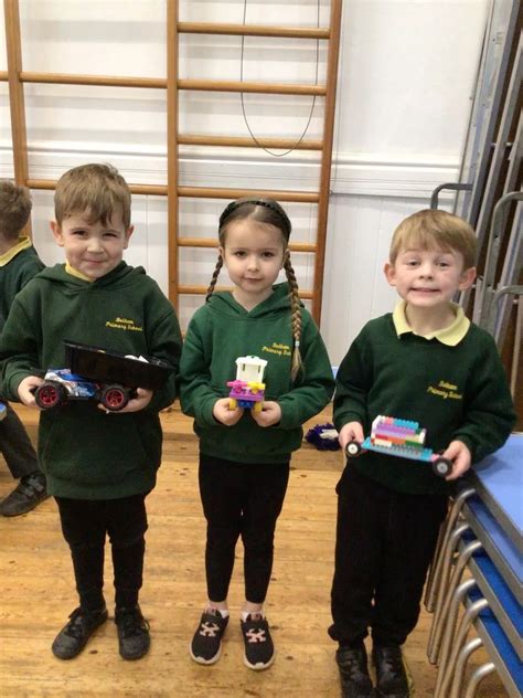 Egg Mobiles Decorations And Newly Hatched Chicks At Bolham Primary