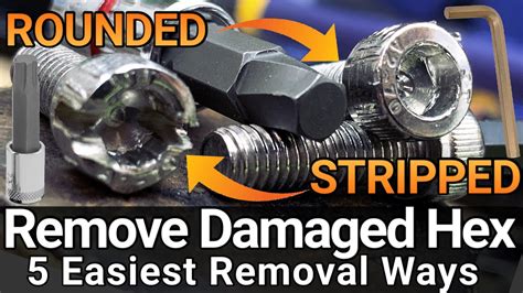 How To Remove Stripped Allen Wrench Bolt