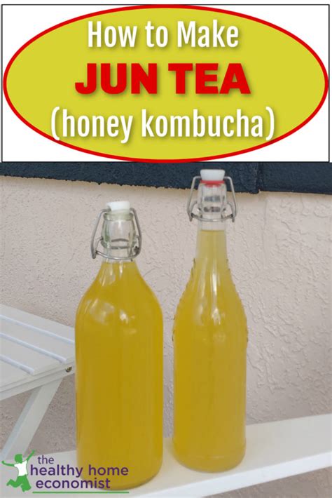 Jun Tea Honey Kombucha Recipe Video Healthy Home Economist