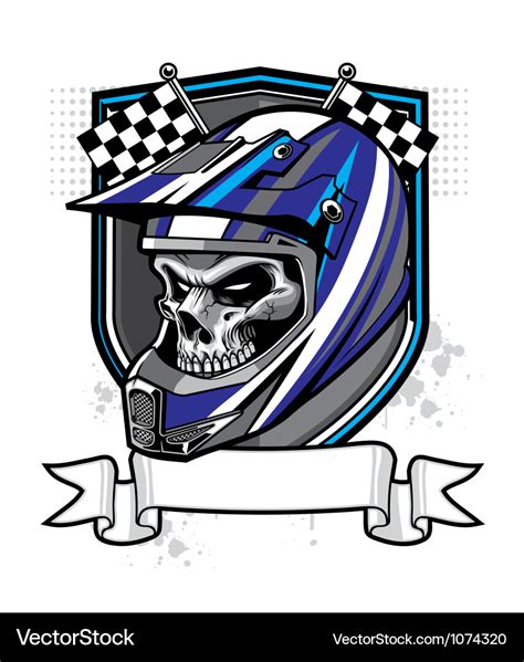 Skull Rider Royalty Free Vector Image Vectorstock