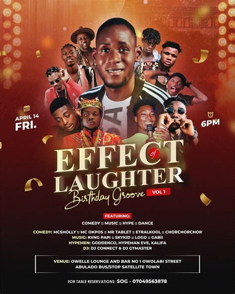 Comedy Show Poster Design