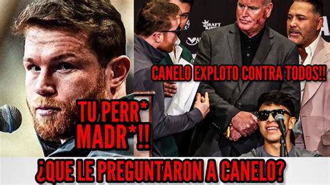 SE CALENTO CANELO QUE LE PREGUNTARON A Canelo Alvarez En La