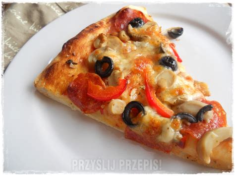 Pizza Z Pepperoni I Pieczarkami Przepis Archiwum PrzyslijPrzepis Pl