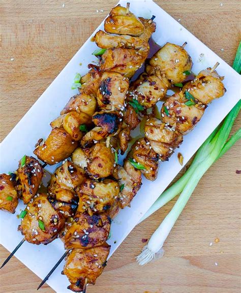 Grilled Asian Chicken Kabobs Savor With Jennifer