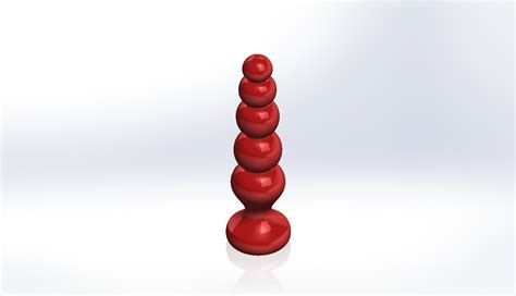 PLUG ANAL BOULES BUTT PLUGFree STL File For D PrintingCults
