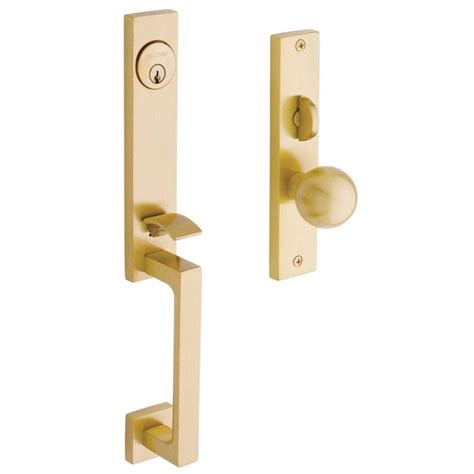 In Satin Brass Full Size Front Door Hardware Door Handles Satin Brass Hardware