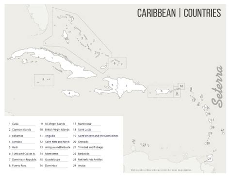 The Caribbean Countries Printables Seterra