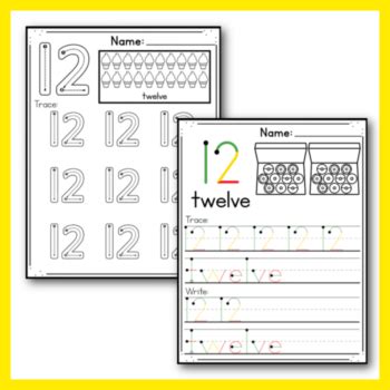 printable number  worksheets