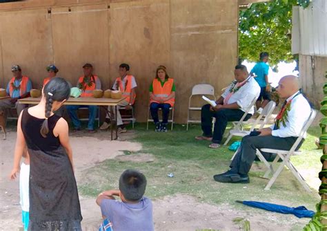 Groundbreaking Ceremony In Chuuk Lagoon