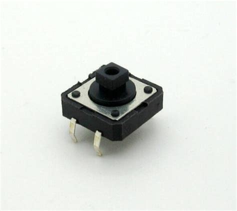 Micro Botón Pulsador Switch De 4 Pines 12x12x7 3mm B3f 4055 Robot