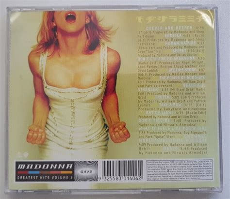 Madonna Ghv Greatest Hits Volume Cd Record Shed Australia S