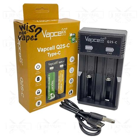 Jual Charger Vapcell Q2S Authentic 2 Slot For Battery Vape