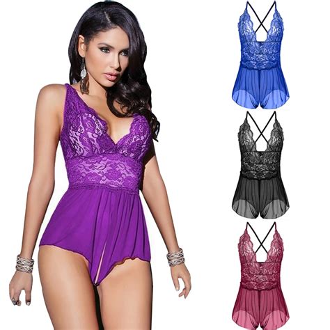 New Arrival 4 Colors Women Sexy Mesh Lace Perspective Spaghetti Strap