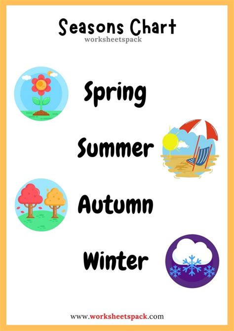 Free Printable Season Chart For Preschool Printable And Online