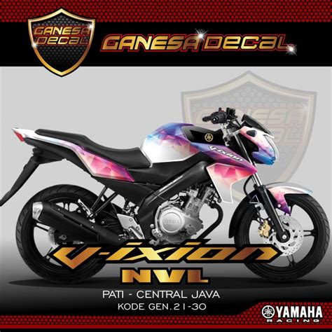 Decal Sticker Variasi Fullbody New Vixion Lighting Dekal Stiker Motor