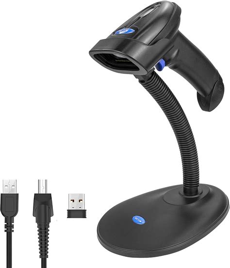 Netum 2d Barcode Scanner Bluetooth Wireless Qr Code Scanner Mit Halterung 2d Imager Mit 2000