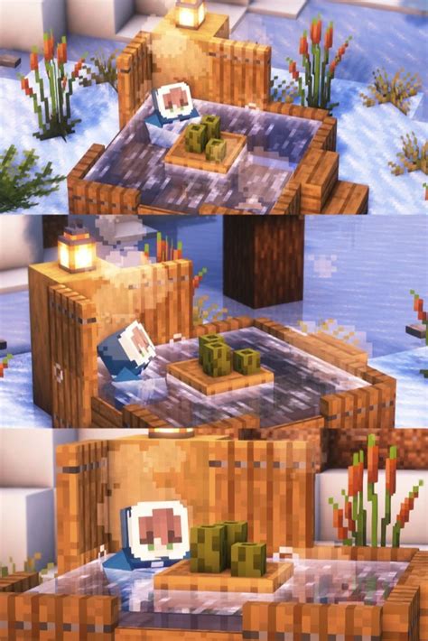 Minecraft Hot Tub Design By KoalaBuilds Minecraft Architecture Minecraft Houses Minecraft
