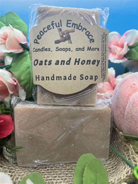 Oats And Honey Shea Butter Soap Peaceful Embrace Candles Soaps And More