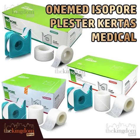 Onemed Isopore Plester Kertas Medical Dispenser Plaster Micropore P K