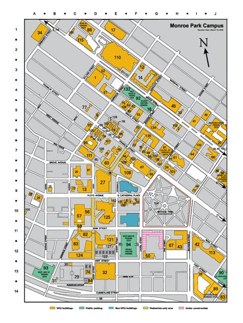 Vcu Campus Map 2018 2024 Form Fill Out And Sign Printable Pdf Template Airslate Signnow