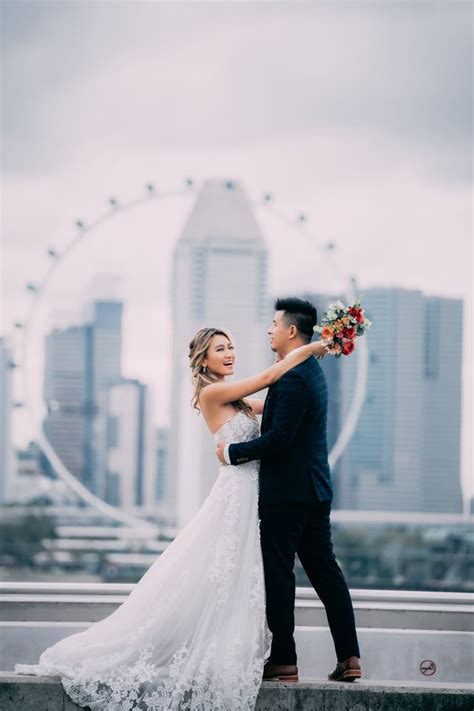 Singapore Pre Wedding Photoshoot For Canadian Influencer Kerina Wang At