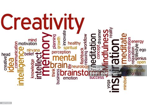 Creativity Word Cloud Concept 3 Stock Illustration Download Image Now