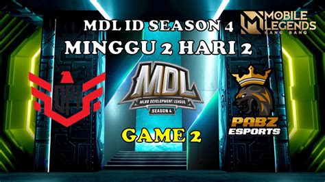 OPI ESPORTS Vs PABZ ESPORTS GAME 1 MDL ID YouTube