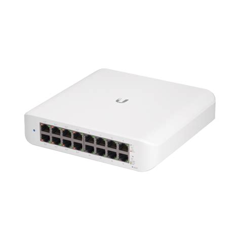 Switch Unifi Lite Administrable Poe De 16 Puertos 10 100 1000 Mbps 8 Puertos 802 3af At 45 W