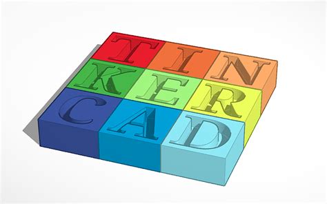 3D design TINKERCAD LOGO | Tinkercad