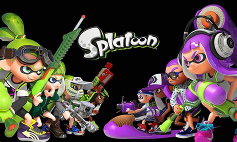 Splatoon Purple Vs Green Inkling Splatoon Manga HD Wallpaper Peakpx