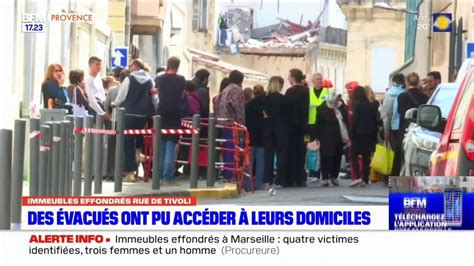 Immeubles Effondr S Marseille Des Habitants Vacu S Ont Pu Acc Der