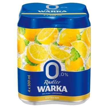 Warka Radler Piwo Bezalkoholowe Z Lemoniad O Smaku Cytrusowym X