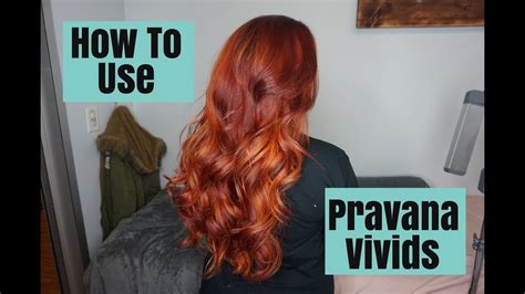 How To Use Pravana Vivids Youtube