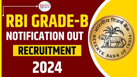 Rbi Grade B Recruitment Notification Out Apply Online Ds