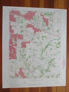 Bellbrook Ohio 1967 Original Vintage USGS Topo Map | eBay