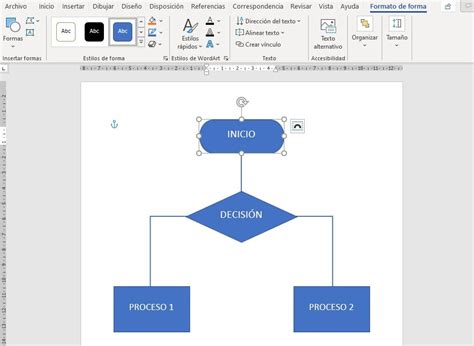 Como Hacer Un Diagrama De Flujo En Word 2019 Printable Templates