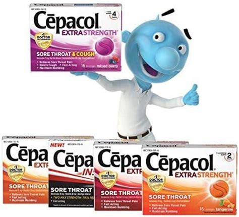 Cepacol Extra Strength Honey Lemon Sore Throat Lozenges Fast Acting