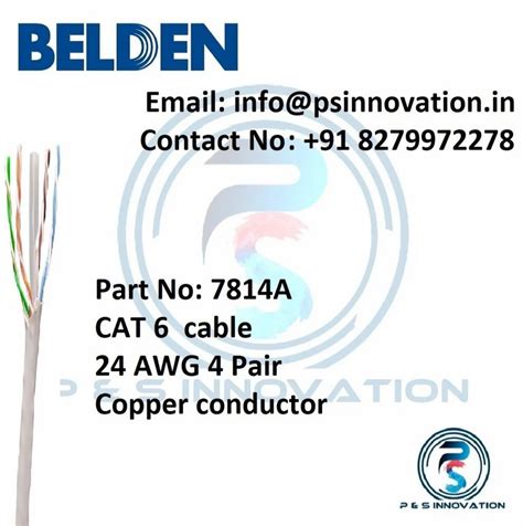 Belden 7814A CAT 6 Cable At Rs 50 Meter Belden Cable In Noida ID