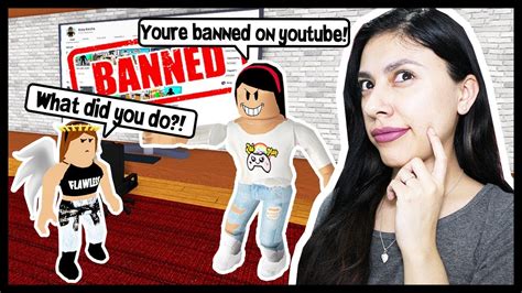 I Got My Little Sister Banned On Youtube Roblox Roleplay Robloxian