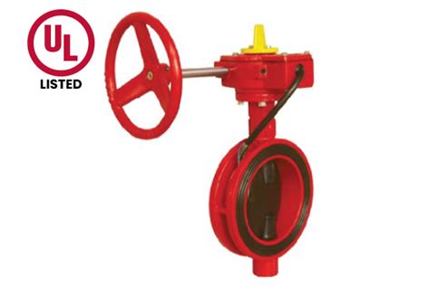 Wafer Type Butterfly Valve Ul Ulc Listed Fm Approved Al Aman