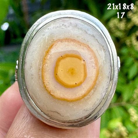 Jual Cincin Batu Akik Natural Yaman Puser Mata Telor Asli Alam