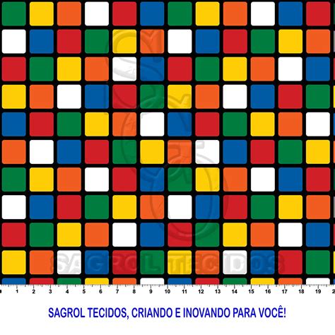 TRICOLINE ESTAMPA DIGITAL CUBO MÁGICO 100 ALGODÃO 1 50 SAGROL