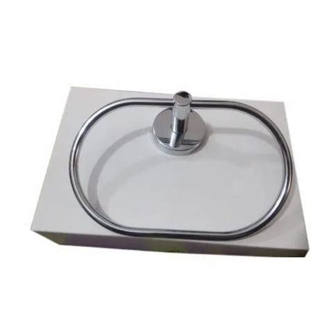 Ss Wall Mounted Oval Stainless Steel Towel Ring At Rs 140 Piece In